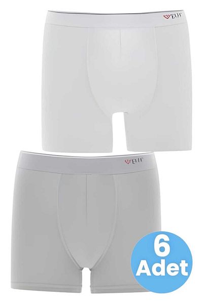 Tezzgelsin Men's 6-Piece Lycra Cotton Boxers