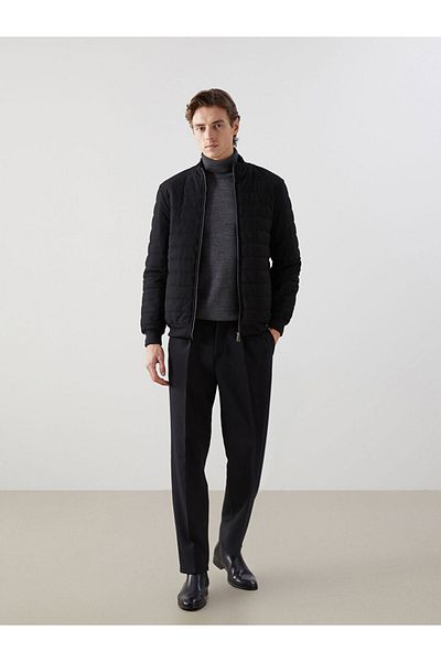 LC Waikiki Slim Fit Stand Collar Men's Coat - S53350Z8