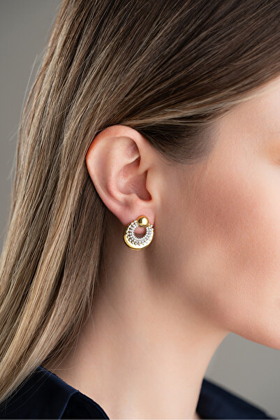 Silvano Jewelry 925 Ayar Gümüş Trend Küpe