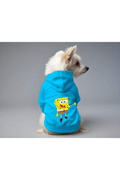 MPZ Pets Cat and Dog Outfit & Dress - Blue Hoodie Süner Bob