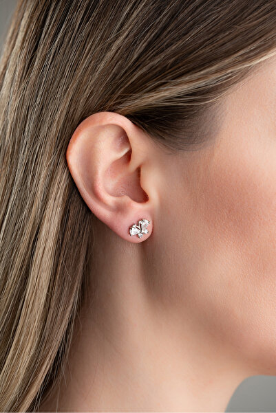 Silvano Jewelry 925 Ayar Gümüş Kelebek Küpe