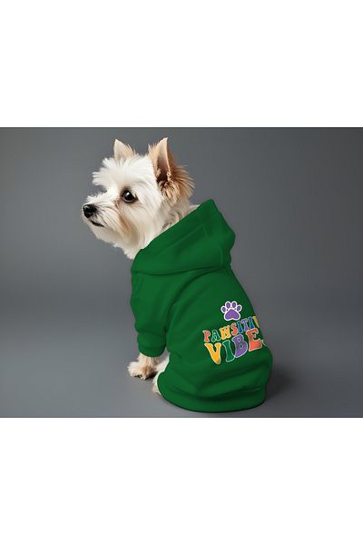 MPZ Pets Green Hoodie & Dress Set Cat and Dog Outfit