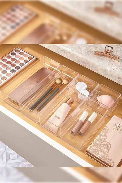 Mu Art Ahşap 6 Piece Drawer Modular Organizer & Organizer & Jewelry Box