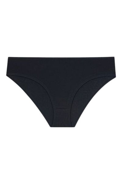 Gizli Butik Chiloți negri pentru femei - culoare uni, bumbac și lycra