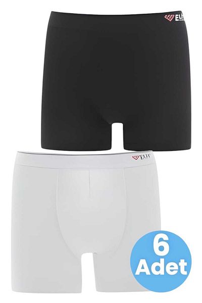 Tezzgelsin Men's 6-Piece Lycra Cotton Boxers