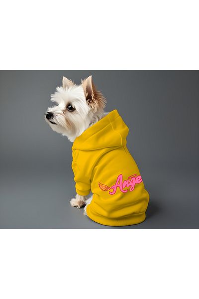 MPZ Pets Cat and Dog Outfit & Dress - Yellow Hoodie Angel