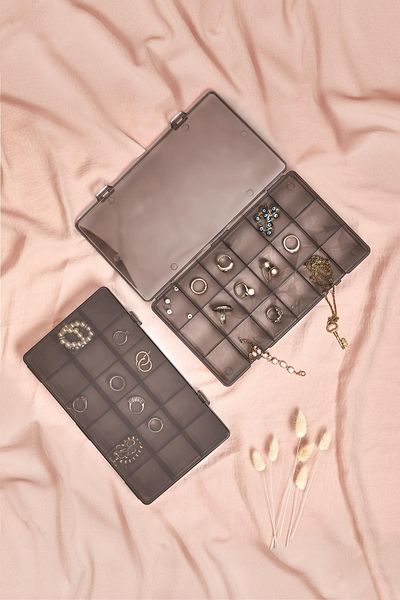 AC BOX 18 Compartment Jewelry Box & Multi-Purpose Box & Organizer