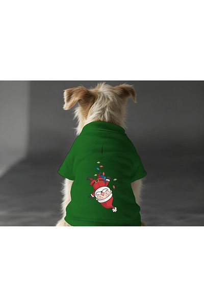 MPZ Pets Green Sweatshirt Reverse Christmas - Cat and Dog Clothing & Dress