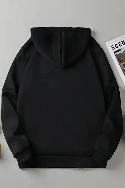 Marco Fresco Cotton Men's Printed Bottom Top Tracksuit Set Oversized Hooded