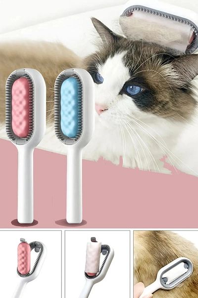 TİNEKE Cat Dog Cleaner - Wet Wipes, Dust Collector with Apparatus, Lint Collector Comb 1 Pcs