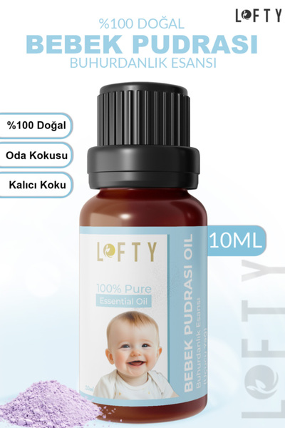 Lofty Bebek Pudrası Uçucu Yağ Buhurdanlık Esansı Oda Kokusu Uçucu Esansiyel Y...