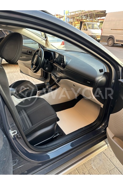 WAYCAR HYUNDAI BAYON OTO PASPAS KREM RENGI-ŞERİT KOYU GRI