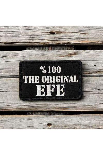 Ex Patch Patch de broderie scrisă Efe originală 8 X 5 Cm