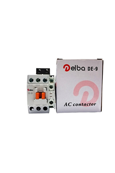 Delba 9 Amper Dahili Kontaklı 1nc 1no 220 Volt 4kw Kontaktör