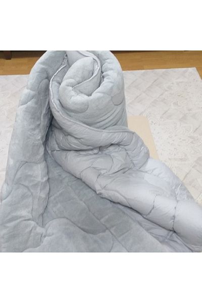 Boran Elçin Online Mağazacılık Welsoft Silicone Quilt 100% Original, Double Gray