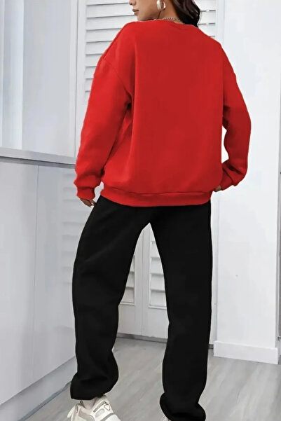 Genel Markalar Pamuklu Tembel Panda Kışlık Erkek Eşofman Takımı