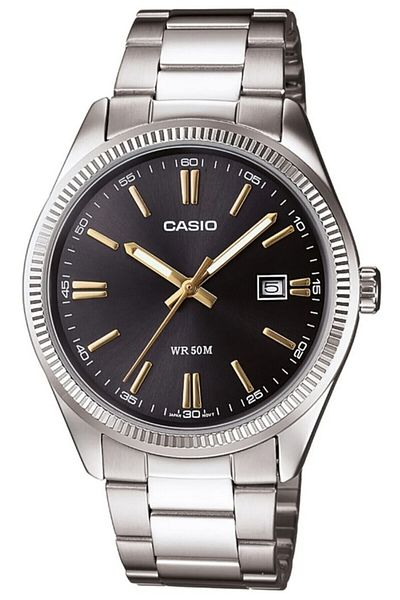 Casio Silver Smoked Color Men's Wrist Watch