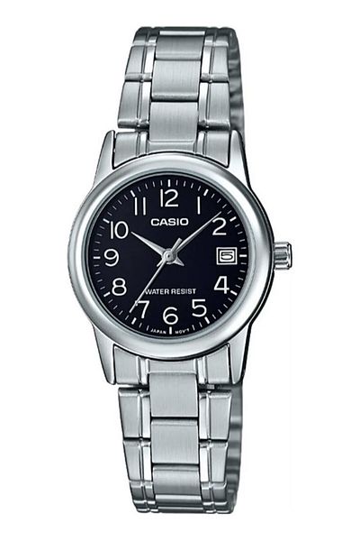 Casio Silver Black Color Women's Wristwatch