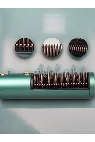 teknotrust Portable Hair Straightener 2 in 1 Blow Dryer Comb Straightener Brush - Easy Use