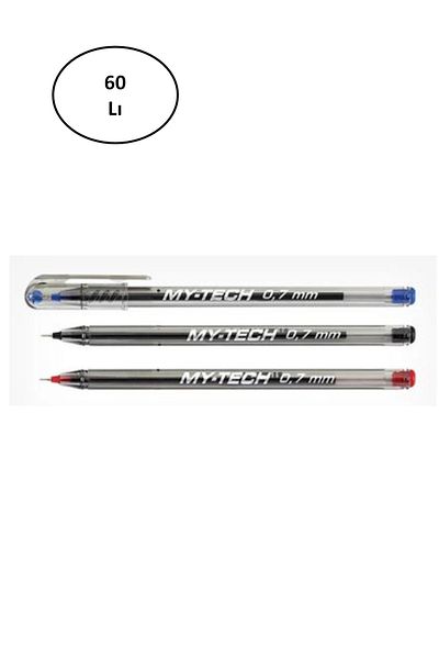 Pensan 0.7 Mm My-tech Ballpoint Pen Colored 60's