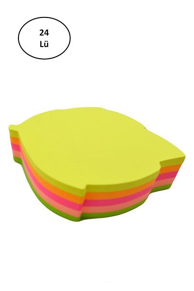 Noki Memo Leaf Shaped 5 Colors 80 Sheets Note Paper