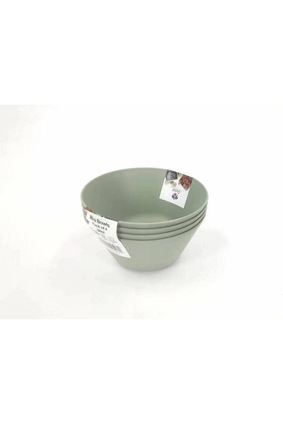 ORCHID Set of 4 Mini Plastic Bowls 220ML