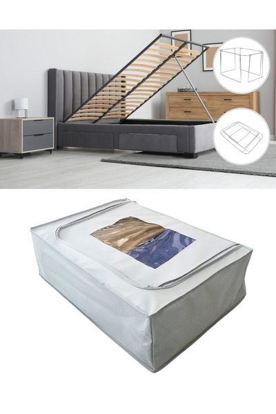 St Morritz Pencereli Destekli Telli Büyük Boy Plus Baza Altı Çok Amaçlı Organ...