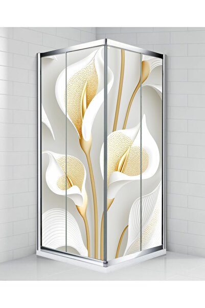 RENKLİ HOBBY Banyo Duşakabin Kaplama Folyo Sticker - Duşakabin Giydirme - Ken...