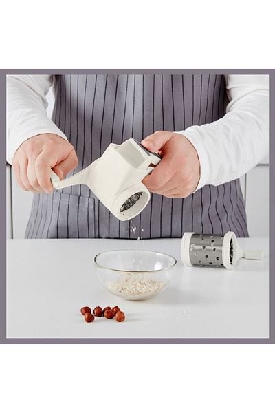 IKEA Uppfylld Rotary Grater White Color