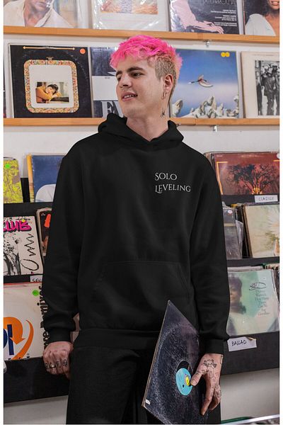 Fuddy Moda Unisex Oversize Sl 2030 Back Print Hooded Hoodie - Anime Themed Solo Leveling Sweatshirt