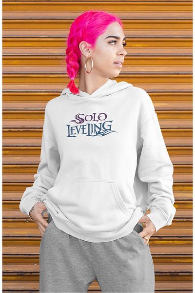 Fuddy Moda Φούτερ με κουκούλα με κουκούλα με θέμα το Anime Sung Jinwoo - Unisex Solo Leveling Hoodie