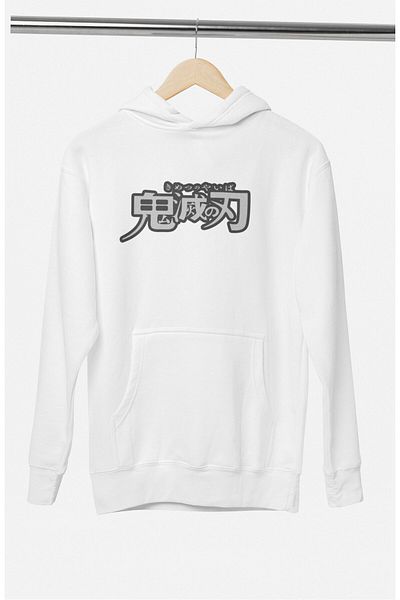 Fuddy Moda Demon Slayer Pillars Unisex Oversize Hooded Sweatshirt - Back Printed, Anime Themed Hoodie