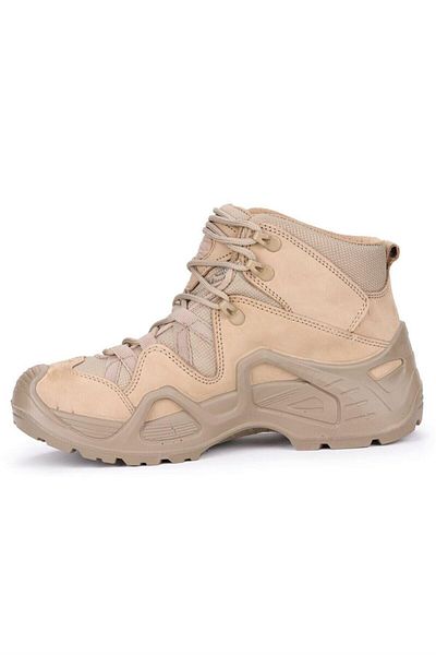 Scooter M 1492 Μπεζ Nubuck Αδιάβροχες Ανδρικές Στρατιωτικές Μπότες