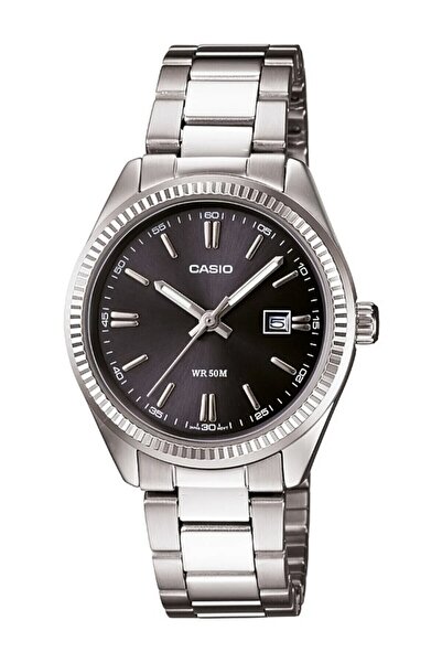 Casio Silver Black Color Women's Wristwatch