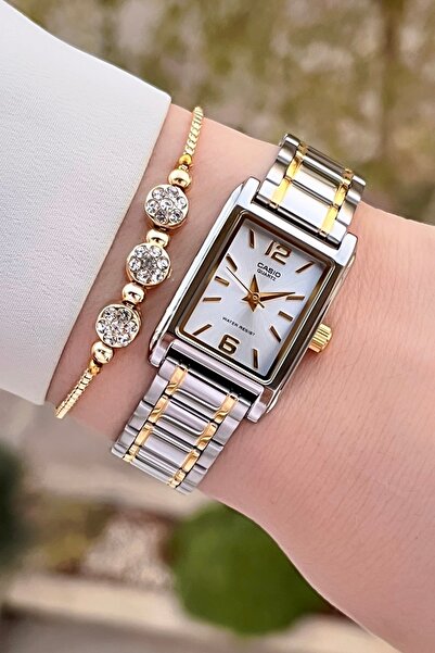 Casio Gold Gümüş Renk Kadın Kol Saat