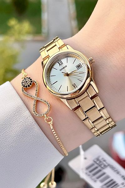 Casio Gold Color Women's Wristwatch
