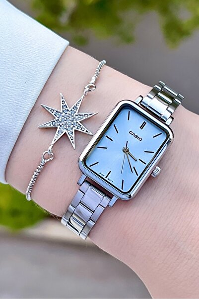 Casio Silver Blue Color Women's Wristwatch