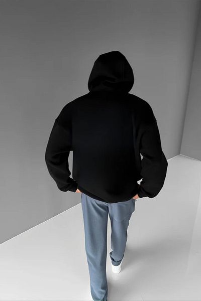 Wish BF Hooded Break Printed Sweatshirt