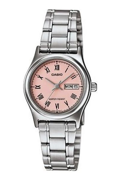 Casio Silver Pink Color Women's Wristwatch