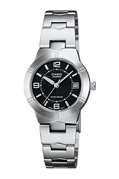 Casio Silver Black Color Women's Wristwatch