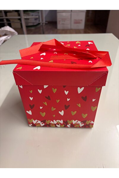 Genel Markalar Kalpli Lüks Karton Hediye Kutusu 15x15cm 1 Adet