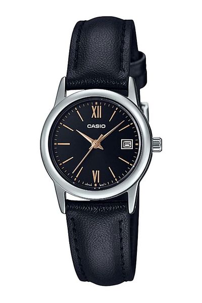 Casio Silver Black Color Women's Wristwatch