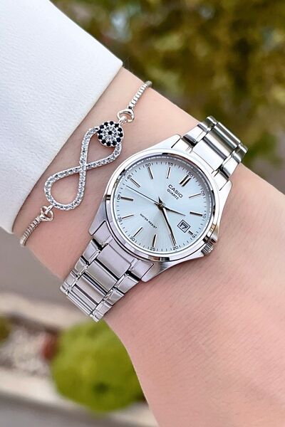 Casio Gümüş Renk Kadın Kol Saat