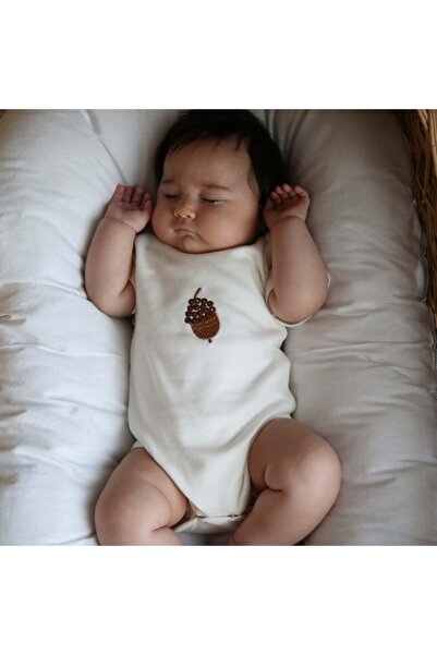 OhlalaKoala Palamut Nakışlı Çıtçıtlı Body Zıbın