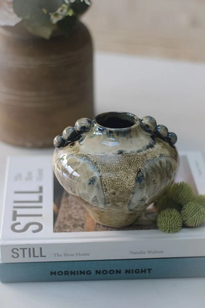 Warm Design Natural Shaped Ceramic Vase - First Design