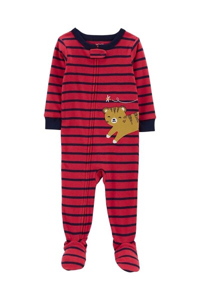 Carter's Carters Erkek Bebek Kedi Desenli Uzun Kollu Tulum