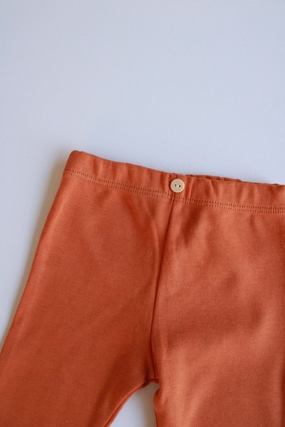 OhlalaKoala Cinnamon Color Combed Cotton Baby Tights