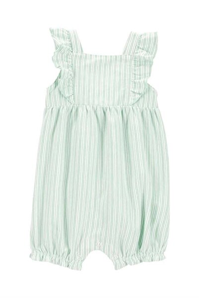 Carter's Carters Kız Bebek Çizgili Tulum