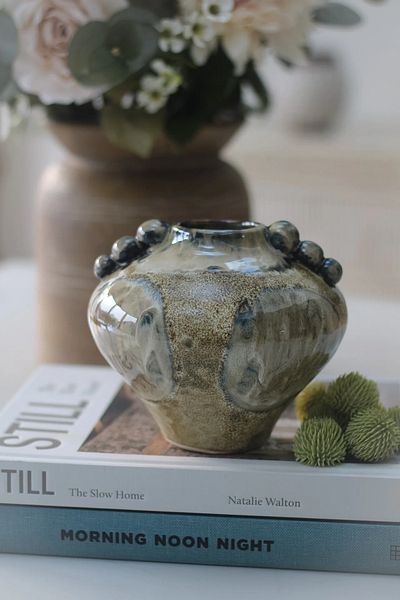 Warm Design Natural Shaped Ceramic Vase - First Design