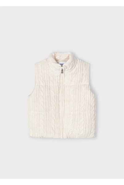 MAYORAL Kız Çocuk Dik Yaka Örme Yelek